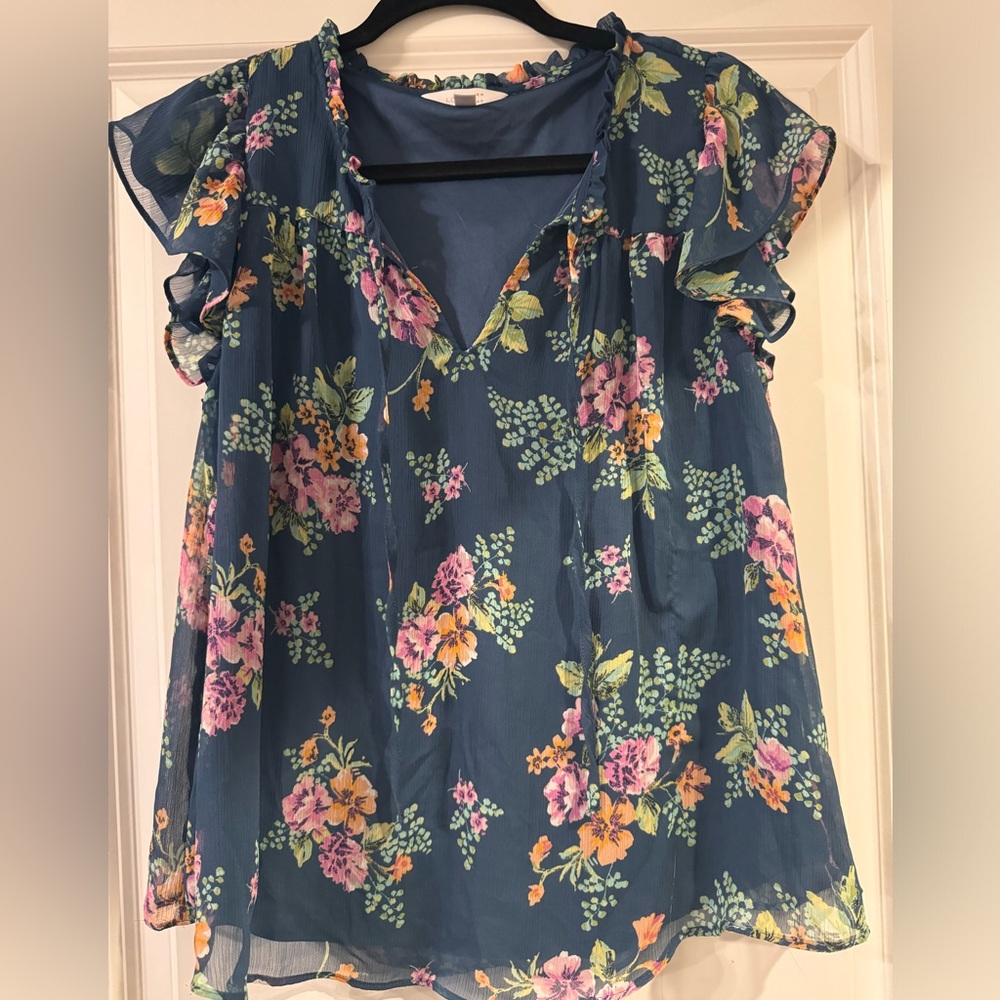 Lauren Conrad floral top